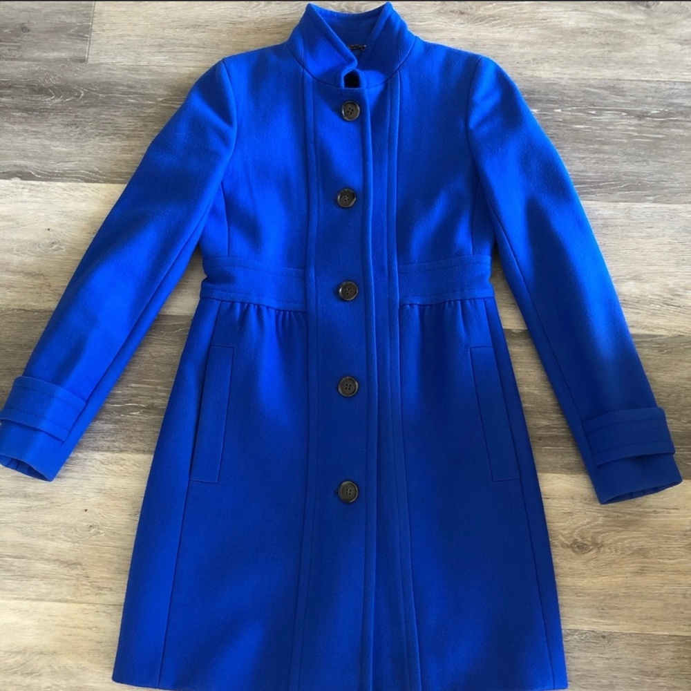 J Crew Double Cloth Coletta Wool Coat